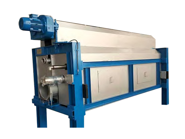 Slag discharge drum screen